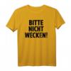 Lustiges Schlafshirt 'Bitte nicht wecken' - Bequemer Pyjama für entspannte Nächte und originelles Geschenk