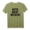 Lustiges Schlafshirt 'Bitte nicht wecken' - Bequemer Pyjama für entspannte Nächte und originelles Geschenk
