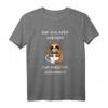 Faultier Spruch Zum Schlafen Geboren, Zum Arbeiten Gezwungen T-Shirt – Lustiges Geschenk für Faule, Schlafliebhaber & Büro-Profis
