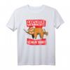 Offizielles Weihnachts Schlafen T-Shirt – Lustiges Bett- und Schlafmützen Motiv als Geschenk für Feiertage, Morgenmuffel & Langschläfer