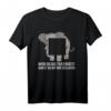 Darfst du mit mir schlafen? Lustiges Anmachspruch T-Shirt mit Tiererrätsel für Flirts & Spaß