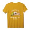 Süßes HapOwl Faultier T-Shirt – Lustiges Chiller Schlafshirt für Natur- und Faulenzer-Liebhaber, perfekt als Geschenk zu Geburtstag und Weihnachten