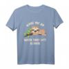 Süßes HapOwl Faultier T-Shirt – Lustiges Chiller Schlafshirt für Natur- und Faulenzer-Liebhaber, perfekt als Geschenk zu Geburtstag und Weihnachten