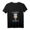 Persönliches Damen Schlafshirt mit Eulenmotiv - Kuscheliges Pyjama T-Shirt mit V-Ausschnitt, perfektes Geschenk für Nachteulen, Morgenmuffel & Langschläfer