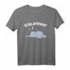 Schlafifant Müder Elefant Pyjama Schlaf T-Shirt – Lustiges Kinder Schlafshirt & Geschenkidee für Langschläfer und Morgenmuffel