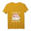 Damen Schweinchen Schlafshirt mit V-Ausschnitt – Süßes Tiermotiv für Landwirtinnen, Tierliebhaberinnen und Bauernhof-Fans