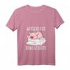 Damen Schweinchen Schlafshirt mit V-Ausschnitt – Süßes Tiermotiv für Landwirtinnen, Tierliebhaberinnen und Bauernhof-Fans