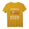 Lustiges Faultier Schlafshirt mit Spruch - 'Positiv Auf Müde Getestet' für Damen, Herren & Kinder, Perfekt als Pyjama oder Schlafbekleidung