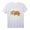 Lustiges Faultier Schlafshirt mit Spruch - 'Positiv Auf Müde Getestet' für Damen, Herren & Kinder, Perfekt als Pyjama oder Schlafbekleidung