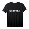 Seattle Washington Skyline USA Vintage Souvenir T-Shirt – Cooles US-Städte Design, perfektes Geschenk für Amerika-Liebhaber