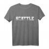 Seattle Washington Skyline USA Vintage Souvenir T-Shirt – Cooles US-Städte Design, perfektes Geschenk für Amerika-Liebhaber