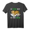 Ich Schlafe Nicht Ich Spare Energie T-Shirt zum HapOwl - Humorvolles Geschenk für Morgenmuffel, Langschläfer & Leopard Liebhaber