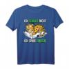 Ich Schlafe Nicht Ich Spare Energie T-Shirt zum HapOwl - Humorvolles Geschenk für Morgenmuffel, Langschläfer & Leopard Liebhaber