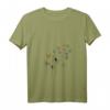 Damen T-Shirt zum HapOwl mit V-Ausschnitt – Sommerliches Design mit Pusteblumen und Schmetterlingen, Romantisch & Trendy