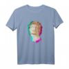 Glitch griechische Statue T-Shirt im Retro-Futurismus Stil - Vaporwave, Synthwave & Outrun Design für Junge Trendsetter und Otaku-Kulturfans