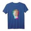 Glitch griechische Statue T-Shirt im Retro-Futurismus Stil - Vaporwave, Synthwave & Outrun Design für Junge Trendsetter und Otaku-Kulturfans