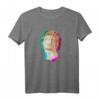 Glitch griechische Statue T-Shirt im Retro-Futurismus Stil - Vaporwave, Synthwave & Outrun Design für Junge Trendsetter und Otaku-Kulturfans