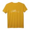 Radfahren Herzschlag T-Shirt – Liebe zum Radfahren, Bike, Mountain Bike, Rennrad & BMX Sportshirt für Radfahrer und Fahrradliebhaber