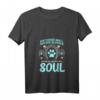 Damen Pferde- und Hundegeschenk T-Shirt mit V-Ausschnitt – Perfekt für Ausritte, Hundeschule und Tierliebhaber