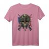 Military Veteran T-Shirt mit US-Flagge und Grunge-Schädel – Patriotisches Design für Amerikanische Veteranen
