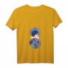 Exklusives Damen Bohemian T-Shirt mit Matroschka Katharina, Blumenmuster & V-Ausschnitt – Perfekt für russische Kultur & Geburtstagsgeschenke