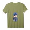 Exklusives Damen Bohemian T-Shirt mit Matroschka Katharina, Blumenmuster & V-Ausschnitt – Perfekt für russische Kultur & Geburtstagsgeschenke