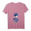 Exklusives Damen Bohemian T-Shirt mit Matroschka Katharina, Blumenmuster & V-Ausschnitt – Perfekt für russische Kultur & Geburtstagsgeschenke