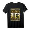 Schönheit liegt im Auge des Biertrachters - Lustiges Alkohol- und Biertrinker T-Shirt für Festivals, Zeltfeste & Biergarten