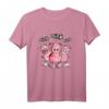 Oink Schweine Trio T-Shirt - Lustiges Tiermotiv im Comic Style, Geschenkidee für Kinder, Schweine Fans und Freunde