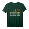 Gay Pride LGBT Community T-Shirt - Evolution of Homosapiens mit Regenbogen & Love is Love Slogan für Pride & LGBTQ+ Supporter