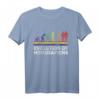 Gay Pride LGBT Community T-Shirt - Evolution of Homosapiens mit Regenbogen & Love is Love Slogan für Pride & LGBTQ+ Supporter