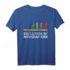 Gay Pride LGBT Community T-Shirt - Evolution of Homosapiens mit Regenbogen & Love is Love Slogan für Pride & LGBTQ+ Supporter