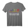 Gay Pride LGBT Community T-Shirt - Evolution of Homosapiens mit Regenbogen & Love is Love Slogan für Pride & LGBTQ+ Supporter