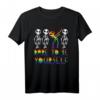 Dare To Be Yourself LGBT Pride Regenbogen-Skelett T-Shirt – Unterstützung für LGBTQ Community, Stolz & Gleichheit, Perfektes Geschenk für Pride-Paraden