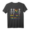 Dare To Be Yourself LGBT Pride Regenbogen-Skelett T-Shirt – Unterstützung für LGBTQ Community, Stolz & Gleichheit, Perfektes Geschenk für Pride-Paraden