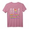 Dare To Be Yourself LGBT Pride Regenbogen-Skelett T-Shirt – Unterstützung für LGBTQ Community, Stolz & Gleichheit, Perfektes Geschenk für Pride-Paraden