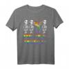 Dare To Be Yourself LGBT Pride Regenbogen-Skelett T-Shirt – Unterstützung für LGBTQ Community, Stolz & Gleichheit, Perfektes Geschenk für Pride-Paraden
