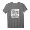 Damen Lesbische Eltern T-Shirt - Zwei Mütter sind besser als eine LGBTQ Stolz Statement für Lesben, Schwule & Bisexuelle