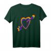 Pride Herz mit Pfeil im Regenbogen-Design - Buntes LGBTQ+ Schwul Lesben T-Shirt für CSD & Pride Events