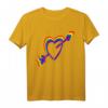 Pride Herz mit Pfeil im Regenbogen-Design - Buntes LGBTQ+ Schwul Lesben T-Shirt für CSD & Pride Events
