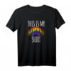 LGBT Flagge Pyjama & Stolz T-Shirt - Lustige Regenbogenfahne Kleidung für Männer & Frauen, Geschenkidee für LGBT-Anhänger