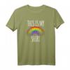 LGBT Flagge Pyjama & Stolz T-Shirt - Lustige Regenbogenfahne Kleidung für Männer & Frauen, Geschenkidee für LGBT-Anhänger