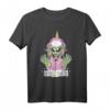 Schwule & Lesben Alien Einhorn Gay T-Shirt - Stolzes Design für LGBTQ+ Liebe, Regenbögen & Weltraumfans, originelles Geschenk für Geburtstag & Einhorntag