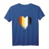 Tropfend Gay Bear Heart Schwuler Bär Pride T-Shirt – Stolzes LGBTQ+ Support-Shirt für Männer