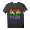 Lass uns eine Sache klarstellen Ich bin nicht schwul Rainbow T-Shirt – Support & Pride Design für LGBTQ+ Liebhaber, perfekt als Geschenk für Freunde & Familie