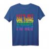 Lass uns eine Sache klarstellen Ich bin nicht schwul Rainbow T-Shirt – Support & Pride Design für LGBTQ+ Liebhaber, perfekt als Geschenk für Freunde & Familie