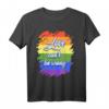 Gay Pride T-Shirt mit Regenbogen Flagge - Stolz, Liebe und Unterstützung für LGBTQ+ Community