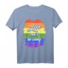 Gay Pride T-Shirt mit Regenbogen Flagge - Stolz, Liebe und Unterstützung für LGBTQ+ Community