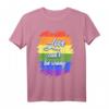 Gay Pride T-Shirt mit Regenbogen Flagge - Stolz, Liebe und Unterstützung für LGBTQ+ Community
