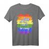 Gay Pride T-Shirt mit Regenbogen Flagge - Stolz, Liebe und Unterstützung für LGBTQ+ Community
